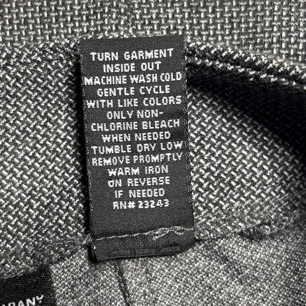 New York & Company Stretch Womens Skirt Sz. 8 Gray Business Casual Zipper Back